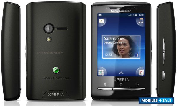 Black Sony Ericsson Xperia mini