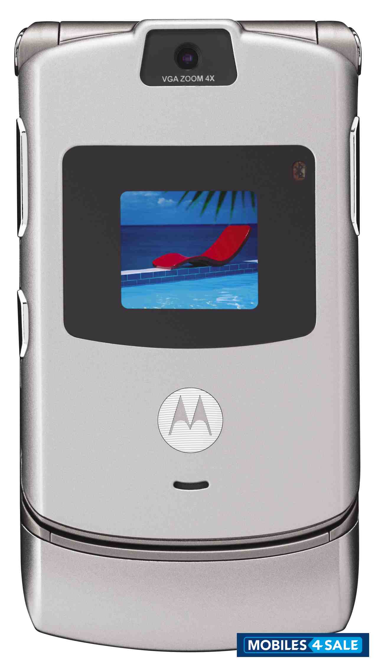 Silver Motorola MOTORAZR V3x