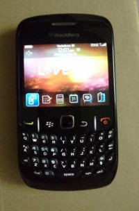 Black BlackBerry Curve 8520