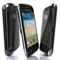 Black BlackBerry Curve 9380