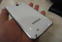 White Samsung Galaxy Note