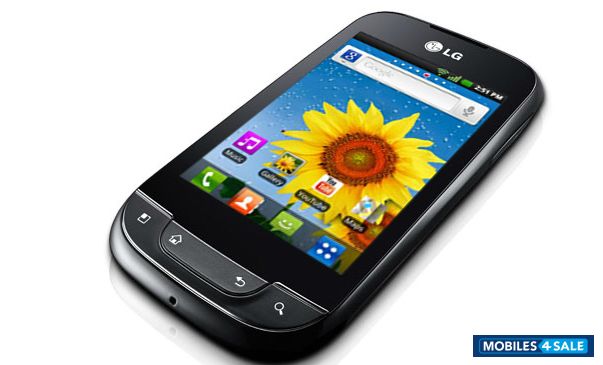 Black+white LG Optimus Net