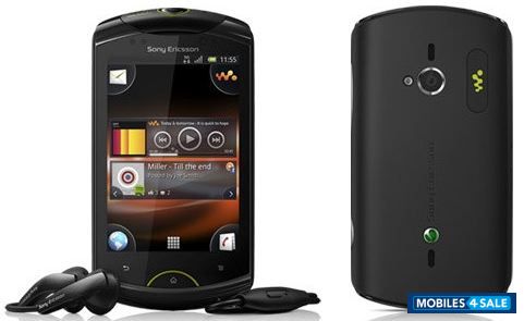 Black Sony Ericsson WT19i live with walkman