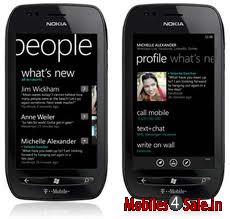 Black Nokia Lumia 710