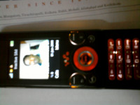 Black Sony Ericsson W580