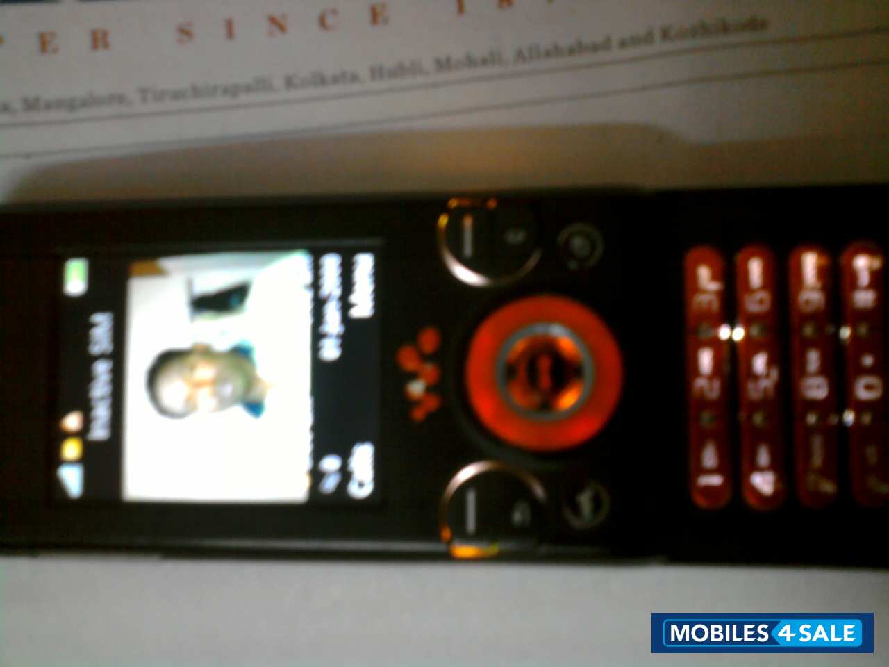 Black Sony Ericsson W580