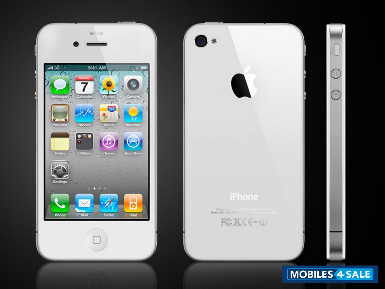 White Apple iPhone 4S