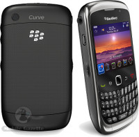 Black BlackBerry Curve 9300