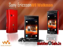 Black, Red Sony Ericsson W8