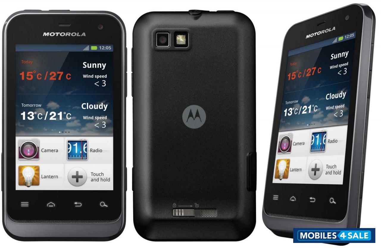 Black Motorola Defy Mini