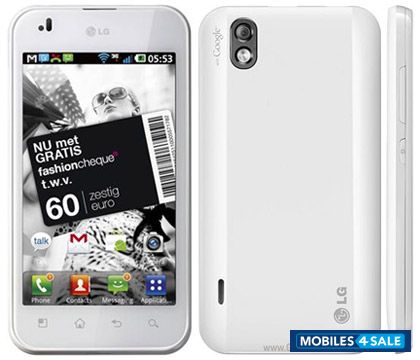 White LG Optimus Black