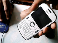 White Nokia Asha 302