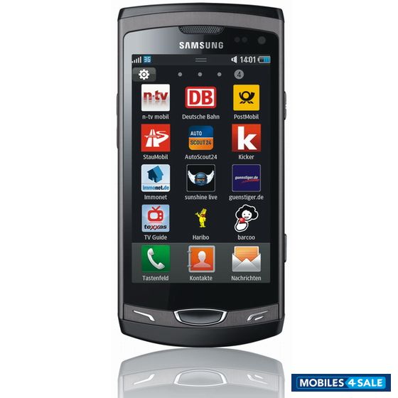 Black Matelick Samsung S-series S8530 WAVE II