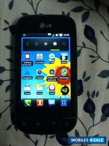 Black LG Optimus Net