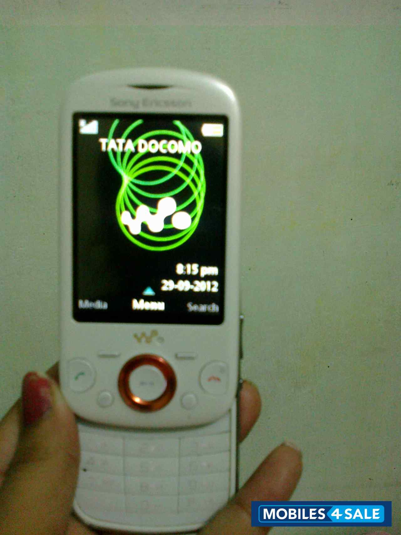 White Sony Ericsson W-series sony ericsson w 20 zylo