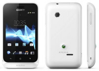 White Sony Xperia tipo