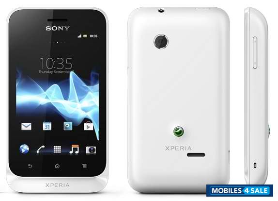 White Sony Xperia tipo