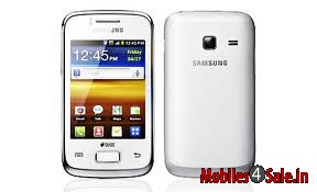 White Samsung Galaxy Y Duos S6102