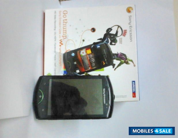 Black Sony Ericsson WT19i live with walkman