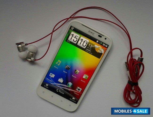 White HTC Sensation XL