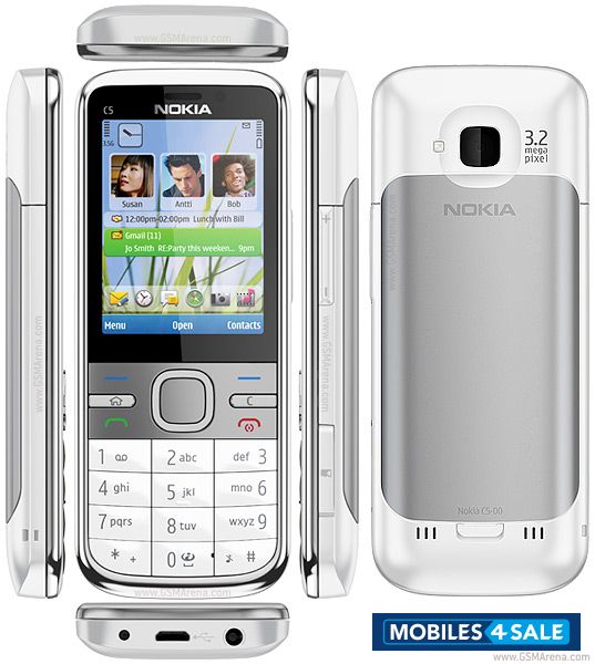 White Nokia C5