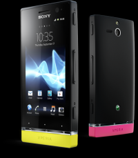 Black Sony Xperia U