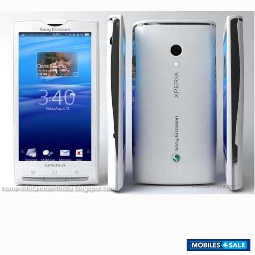 White Sony Ericsson Xperia X10