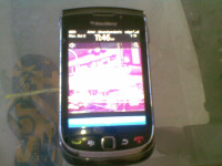 Black BlackBerry Torch 9800