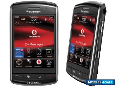 Black BlackBerry Storm 9500