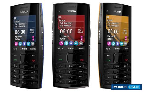 Black Nokia X2-02