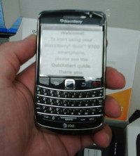 Black BlackBerry Bold 9700