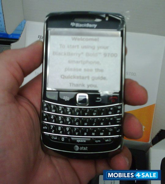 Black BlackBerry Bold 9700