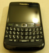 Black BlackBerry Bold 9780