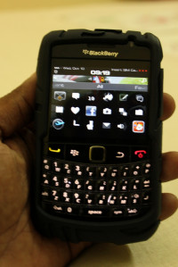 Black BlackBerry Bold 9780