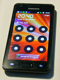 Black Samsung Galaxy R