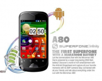 Black Micromax A80