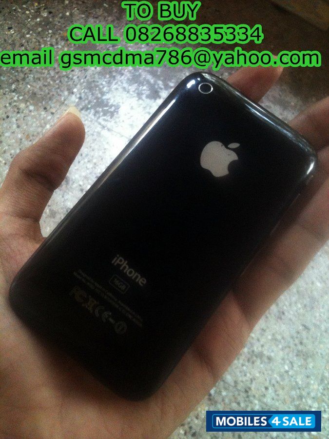 Black Apple iPhone 3GS