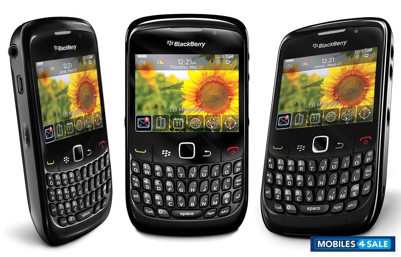 Black BlackBerry Curve 8250