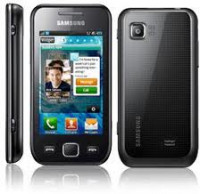 Silver Black Samsung Wave 525