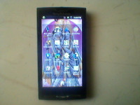 Black Sony Ericsson Xperia X10