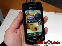 Black & Orange Samsung S5620 Monte