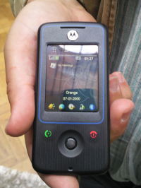 Black Motorola A810