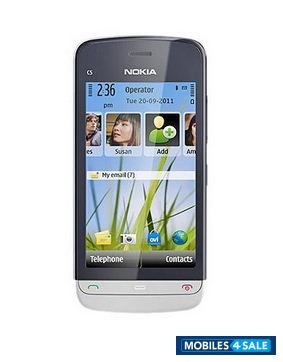 White Nokia C5-05