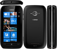 Black Nokia Lumia 710