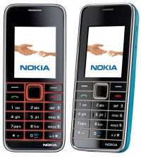 Black With Blue Nokia 3500