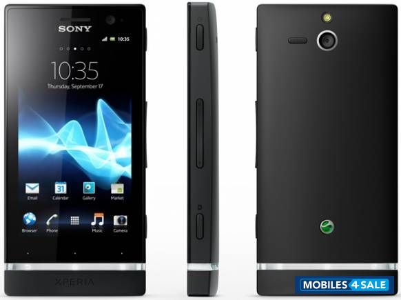 Black Sony Ericsson Xperia U