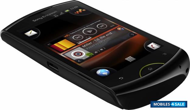 Black Sony Ericsson WT19i live with walkman