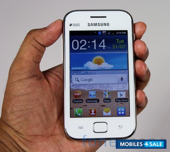 White Samsung Galaxy Ace Duos