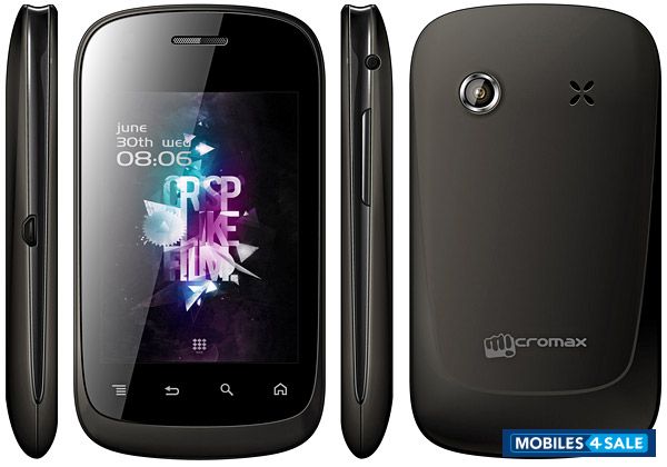 Black Micromax A52