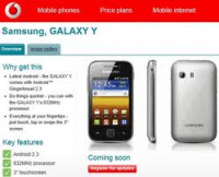 Metal Gray Samsung Galaxy Y Color Plus S5360